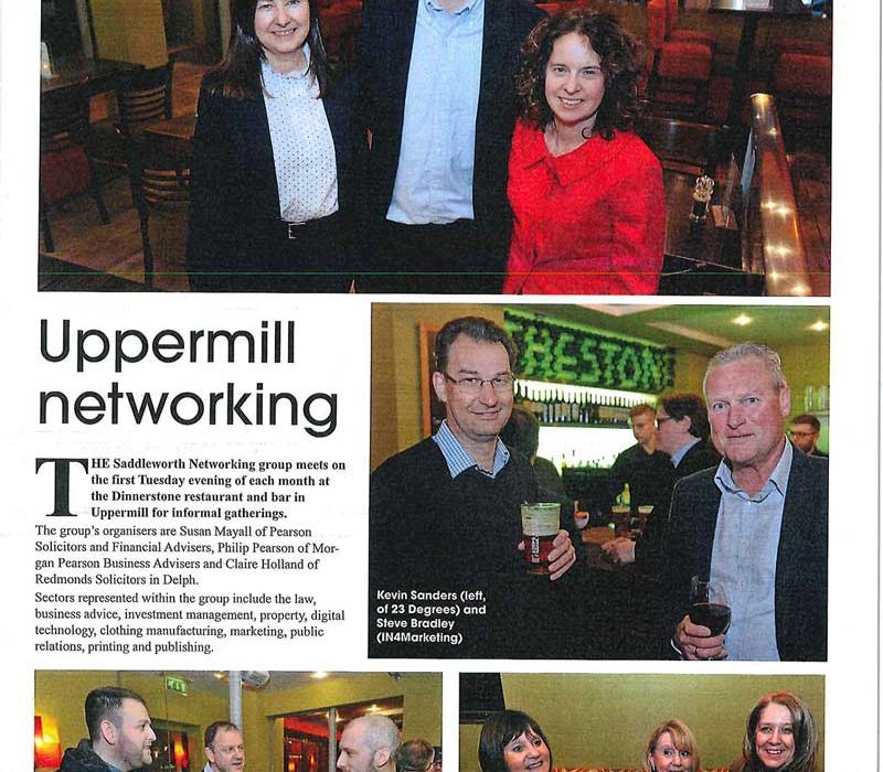 Saddleworth Networking in Oldham Business Edge magazine
